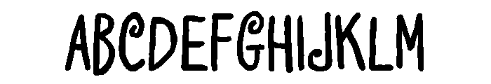 Transmogrified Bold Font UPPERCASE
