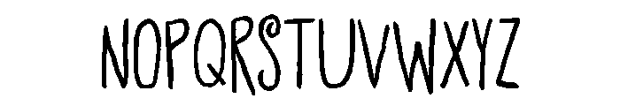 Transmogrified Regular Font UPPERCASE