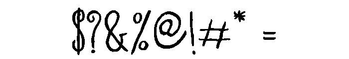Transmogrifier Regular Font OTHER CHARS