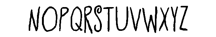 Transmogrifier Regular Font UPPERCASE