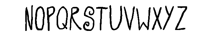 Transmogrifier Regular Font LOWERCASE