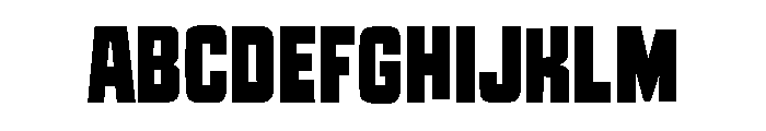 Tremendous Loose Font UPPERCASE