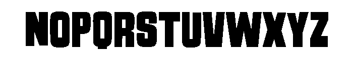 Tremendous Loose Font UPPERCASE