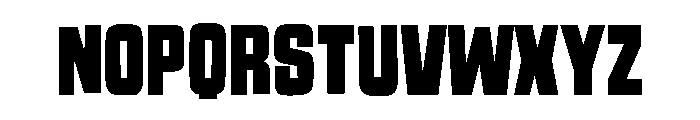 Tremendous Loose Font LOWERCASE