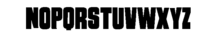 Tremendous Regular Font UPPERCASE