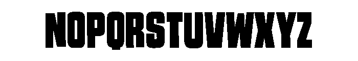 Tremendous Regular Font LOWERCASE