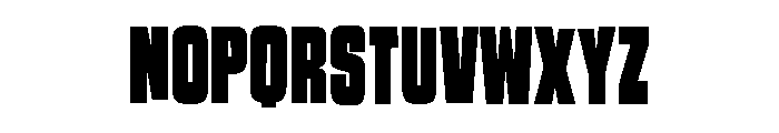 Tremendous Tight Font UPPERCASE