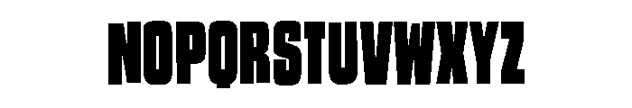 Tremendous Tight Font LOWERCASE