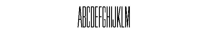 Triple Condensed Gothic Light FONT
