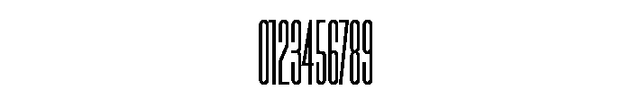 Triple Condensed Gothic Medium Font OTHER CHARS