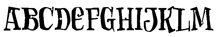 Trippy Regular Font UPPERCASE