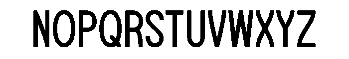 Troubadour Round Font LOWERCASE