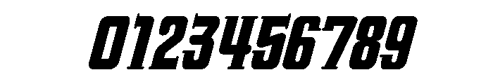 Trucker Regular Italic Font OTHER CHARS