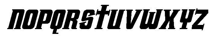 Trucker Regular Italic Font LOWERCASE