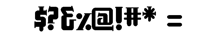 Trucker Regular Font OTHER CHARS