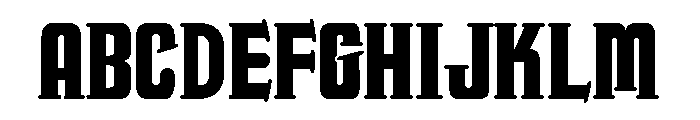 Trucker Regular Font UPPERCASE