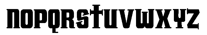 Trucker Regular Font LOWERCASE