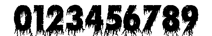 True Gore Regular Font OTHER CHARS