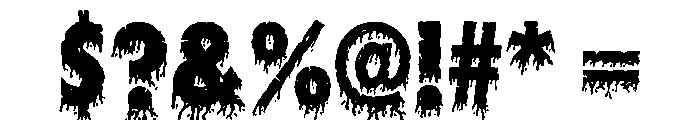 True Gore Regular Font OTHER CHARS