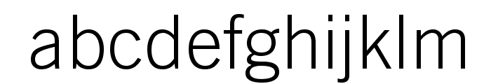 TradeGothicLTStd-Light Font LOWERCASE
