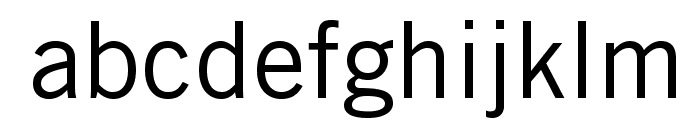 TradeGothicLTStd Font LOWERCASE