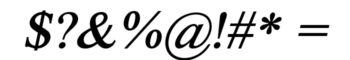 Tralic-BoldItalic Font OTHER CHARS