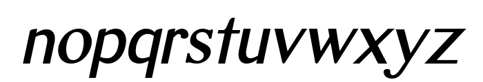 Tralic-BoldItalic Font LOWERCASE