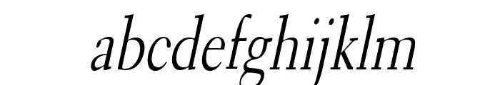 Transit 2 Condensed Italic Font LOWERCASE
