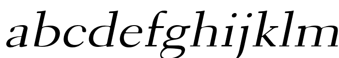 Transit 2 Wide Italic Font LOWERCASE