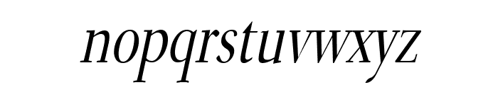 Transit Condensed Italic Font LOWERCASE