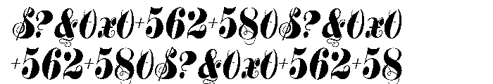 Treasury Pro Font OTHER CHARS