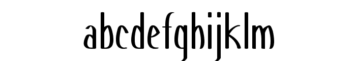 Trede-CondensedBold Font LOWERCASE