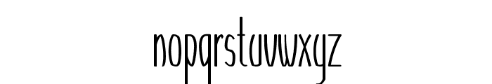 Trede-ExtracondensedRegular Font LOWERCASE