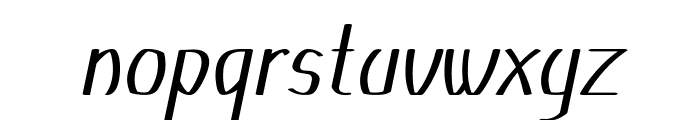 Trede-Italic Font LOWERCASE