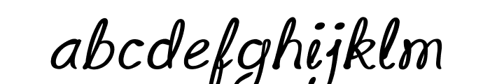 TrellaBold Font LOWERCASE