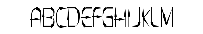 Trenstan-CondensedRegular Font UPPERCASE