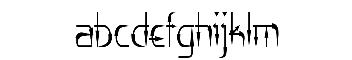 Trenstan-CondensedRegular Font LOWERCASE