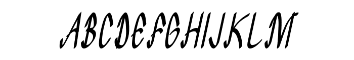 Treon-BoldItalic Font UPPERCASE
