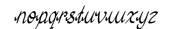 Treon-BoldItalic Font LOWERCASE