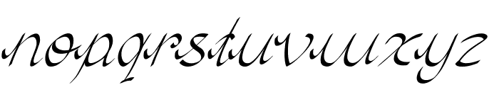Treon-ExpandedItalic Font LOWERCASE