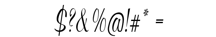 Trinket-CondensedItalic Font OTHER CHARS