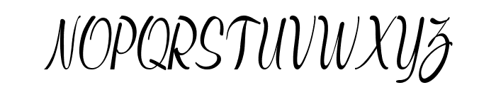Trinket-CondensedItalic Font UPPERCASE