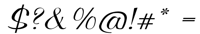 Trinket-ExpandedItalic Font OTHER CHARS