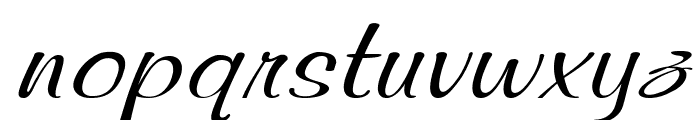 Trinket-ExtraexpandedItalic Font LOWERCASE