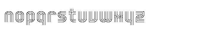 Trisect Light Font LOWERCASE
