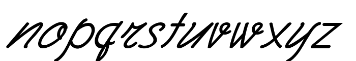 Trivesta-BoldItalic Font LOWERCASE