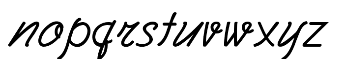 Trivesta-Bold Font LOWERCASE