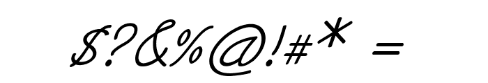 Trivesta-Italic Font OTHER CHARS