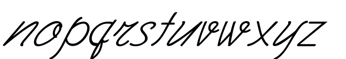 Trivesta-Italic Font LOWERCASE