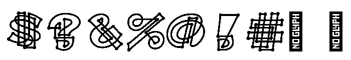Tsuchinoko Bold Font OTHER CHARS